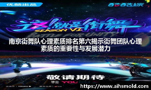 南京街舞队心理素质排名第六揭示街舞团队心理素质的重要性与发展潜力